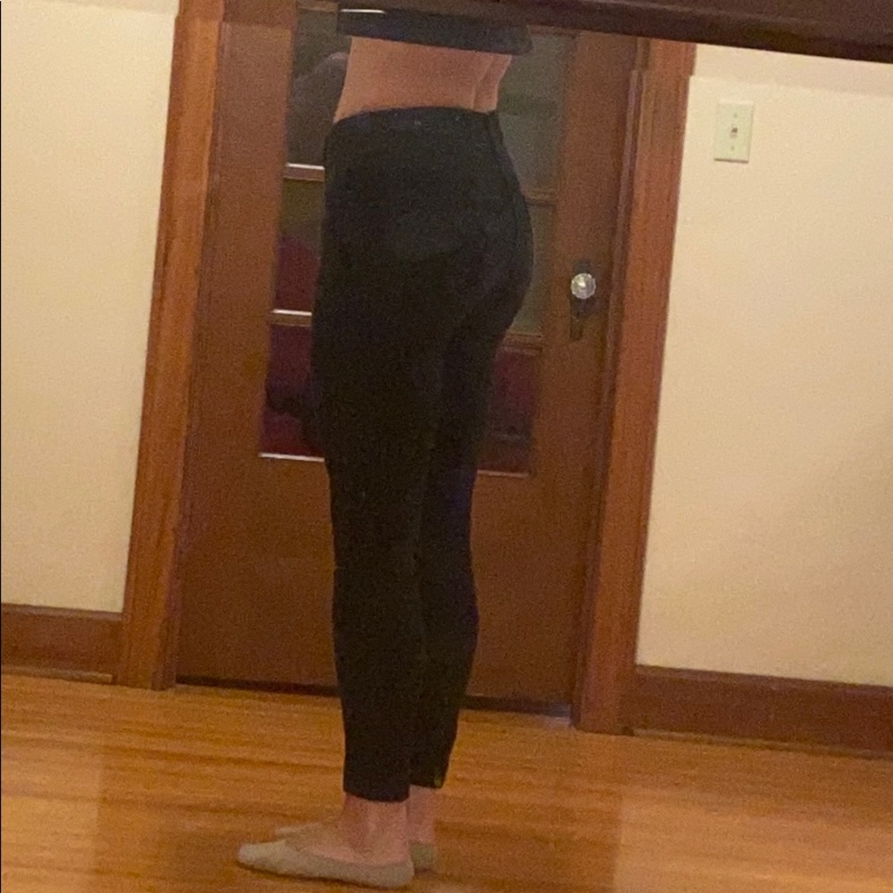 Pilcro Black High Waist Jeans
